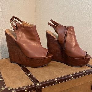Brown Platform Wedges